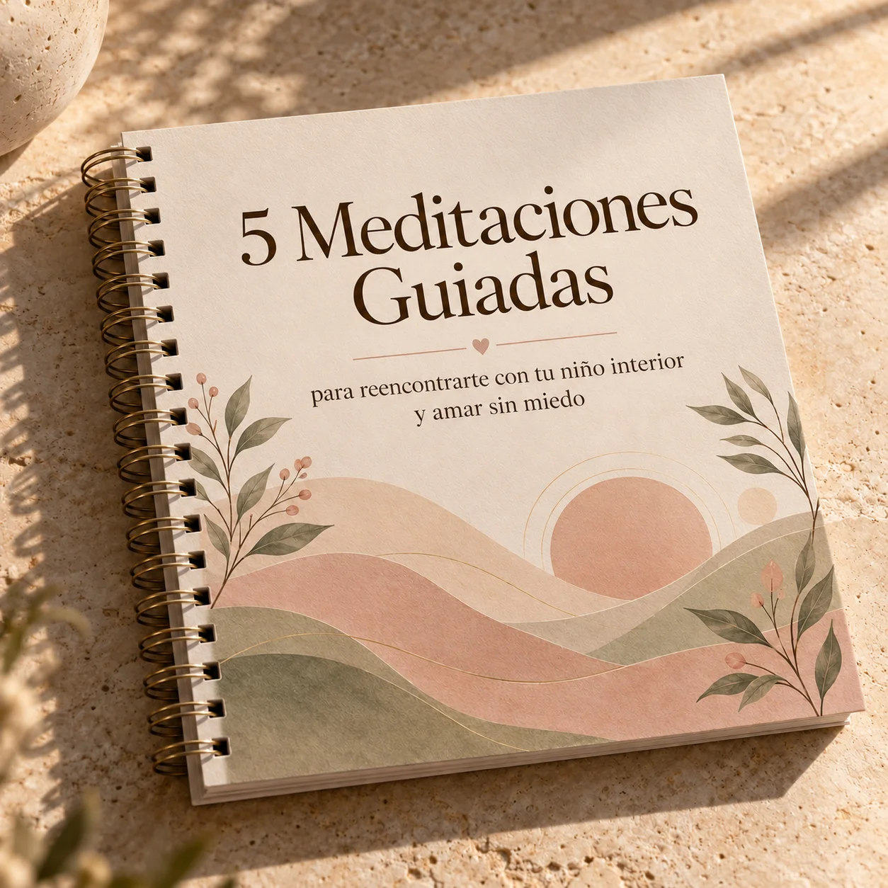 Mockup de 5 Meditaciones Guiadas